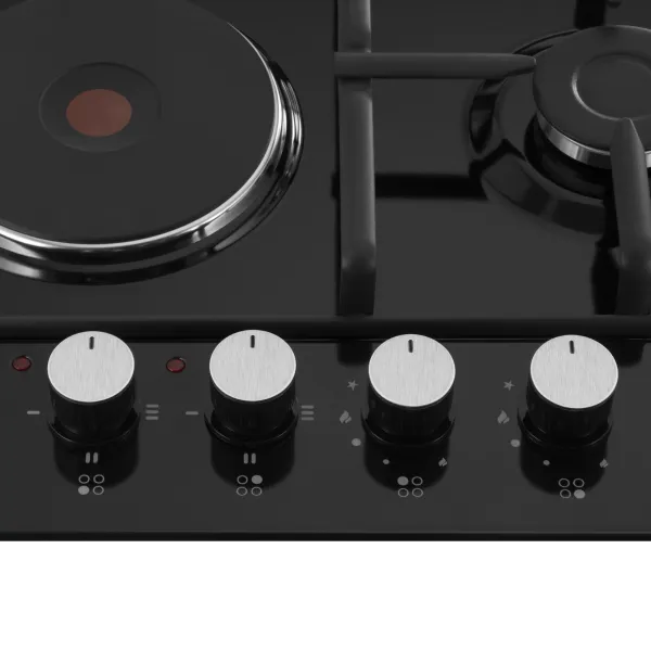 Комбинированная варочная панель MAUNFELD EEHE.64.5EB\KG Черный