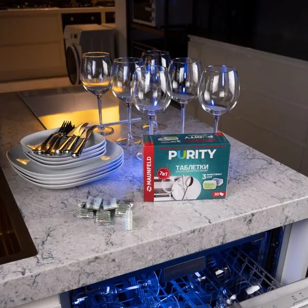 Таблетки для посудомоечных машин MAUNFELD Purity all in 1 MDT30ST (30 шт. в упаковке)