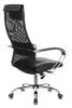 Кресло руководителя Бюрократ CH-608SL черный TW-01 TW-11 экокожа/сетка с подголов. крестов. металл хром