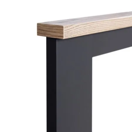 2.08.04.070.15 САГА кровать двойная 160х200 серая/ясень