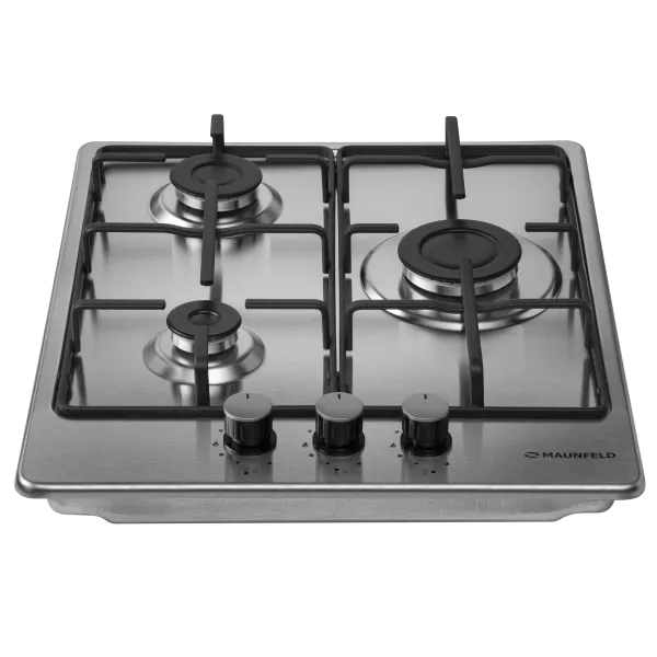 Газовая варочная панель MAUNFELD EGHS.43.3STS-ES Нержавеющая сталь