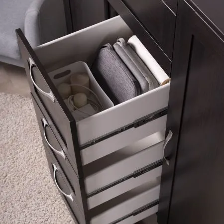 2.02.03.350.5 СИРИУС тумба 2 двери и 4 ящика 117х123 Дуб Венге RU