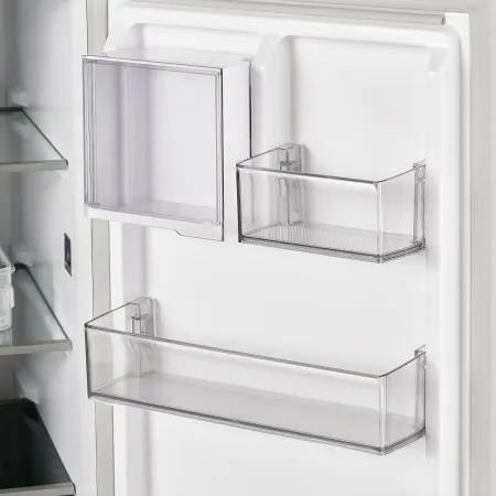 Холодильник с инвертором KITFit Pro MAUNFELD MFF190NFDSB01 Total NoFrost инвертор Черная нержавеющая сталь