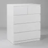 2.05.02.080.1 МАЛЬТА комод 3+2 ящика 80х99 белый RU