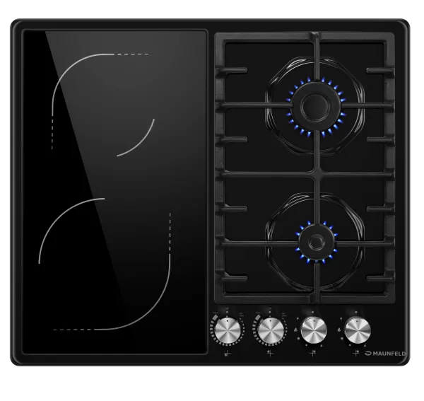 Комбинированная варочная панель MAUNFELD EEHE.642VC.3CB/KG