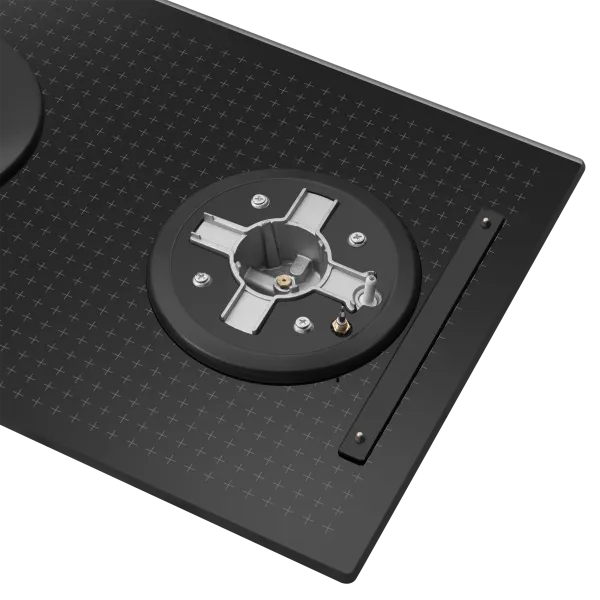 Газовая варочная панель MAUNFELD EGHG.32.73C Черный/черная фурнитура