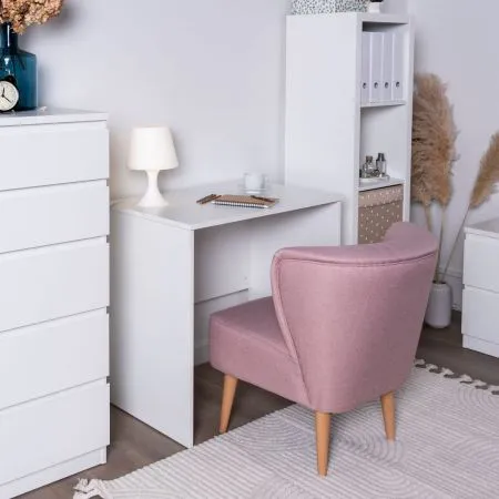 2.03.06.010.1 КАСТОР стол письменный 80х50 RU белый