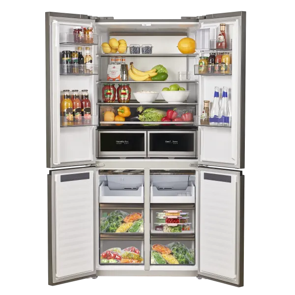 Холодильник с инвертором MAUNFELD MFF190NFD Бежевый