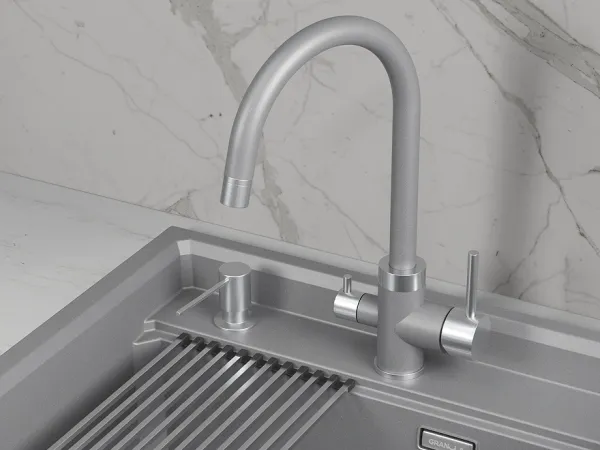 5169, ГРАФИТ, СМЕСИТЕЛЬ КУХОННЫЙ