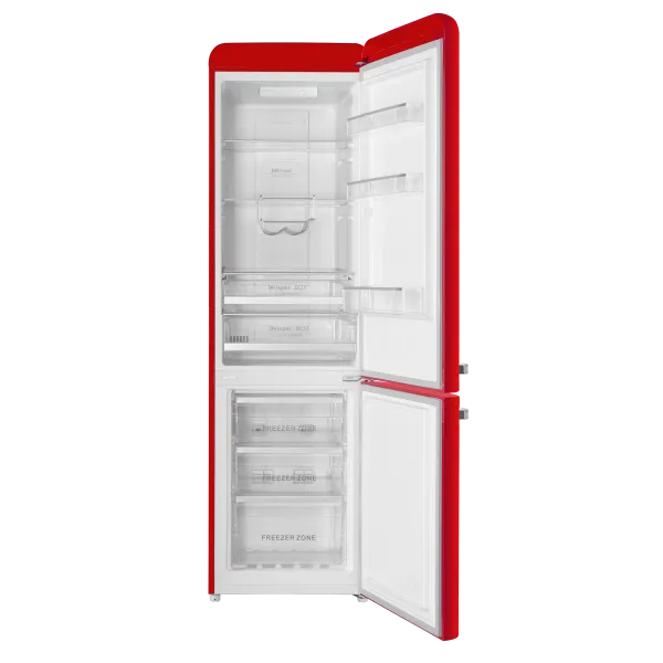 Холодильник MAUNFELD MFF186NFR Красный