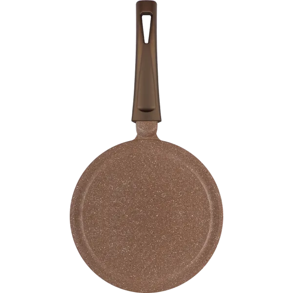 Сковорода блинная MAUNFELD CARMEL MF22CRM01PP из литого алюминия, 22 см Коричневый
