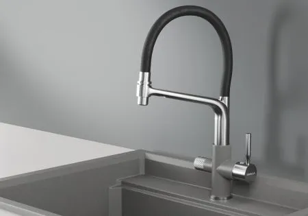 0075, АЛЮМИНИУМ, СМЕСИТЕЛЬ КУХОННЫЙ