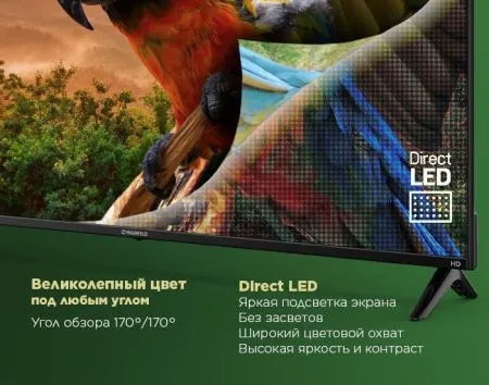 24" Телевизор MAUNFELD MLT24H01, HD