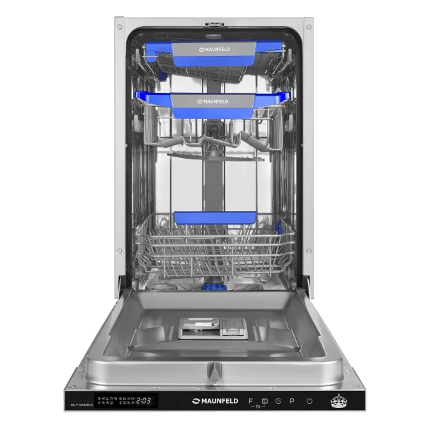 Посудомоечная машина c инвертором и авто-открыванием MAUNFELD MLP-08IMROI Нержавеющая сталь
