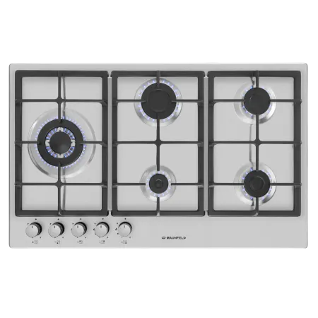 Газовая варочная панель MAUNFELD EGHS.95.33CS\G Нержавеющая сталь