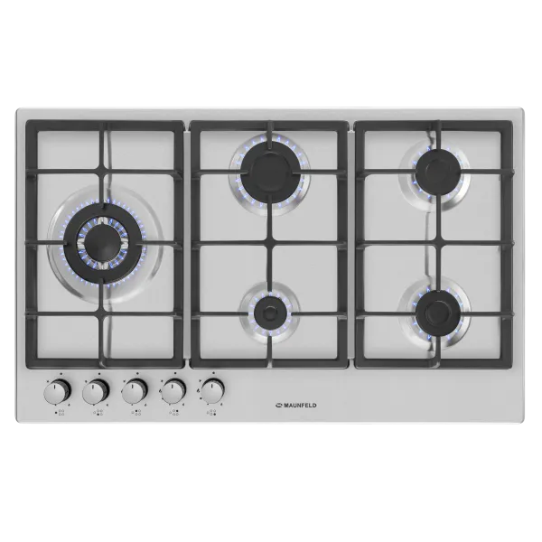 Газовая варочная панель MAUNFELD EGHS.95.33CS\G Нержавеющая сталь