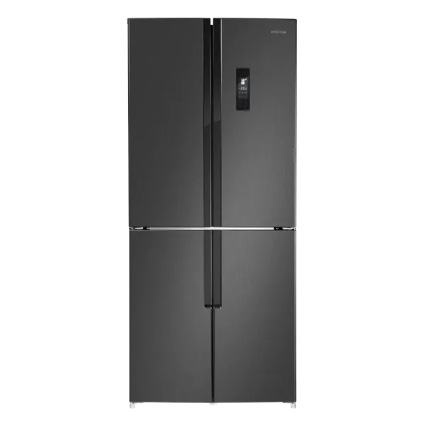 Холодильник с инвертором MAUNFELD MFF182NFSBE Черная нержавеющая сталь