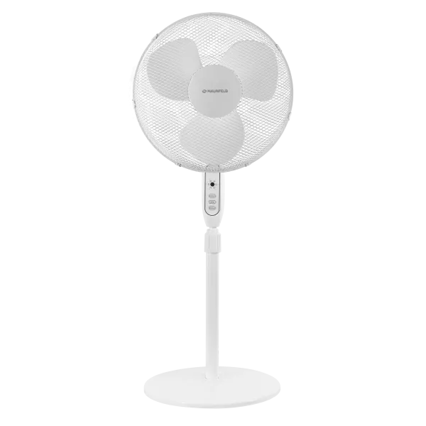 Напольный вентилятор с таймером и пультом MAUNFELD MSF-406WR Белый