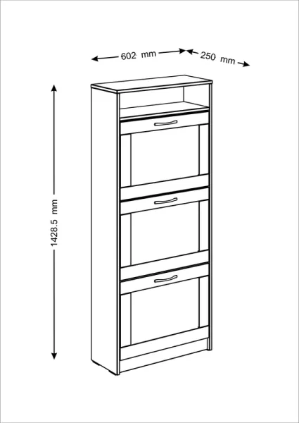2.02.10.440.1 СИРИУС тумба для обуви 60х143 белая RU