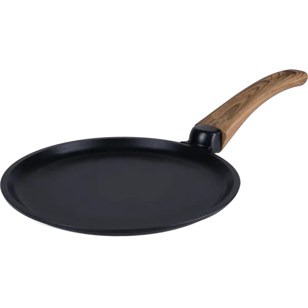 Сковорода блинная MAUNFELD ALVA MF22LV01PP из литого алюминия, 22 см Черный