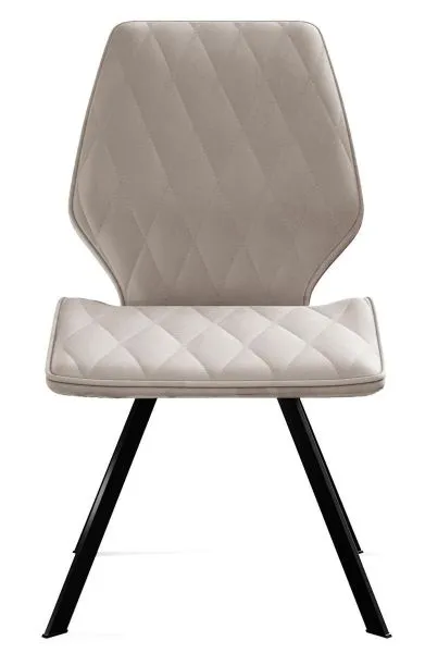 Стул DikLine 243 B03 BEIGE поворотный/ ножки черные