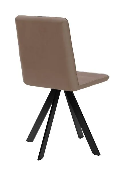 Стул DikLine 230 поворотный B5 LATTE, ножки черные