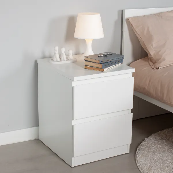 2.05.03.010.1 МАЛЬТА тумба 2 ящика 40х54 белая RU