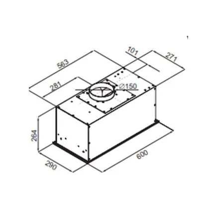 Кухонная вытяжка MAUNFELD Fantasy 1000ST 60 Черный