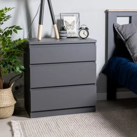 2.03.02.060.4 КАСТОР комод 3 ящика RU серый