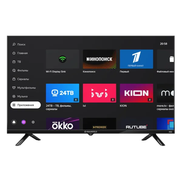 32" Телевизор MAUNFELD MLT32HSX02, HD, Яндекс TV