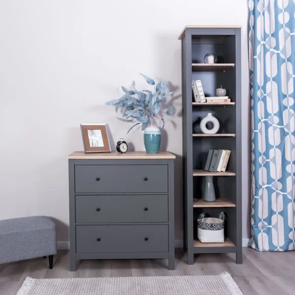 2.08.07.100.15 САГА стеллаж 50 серый/ясень RU