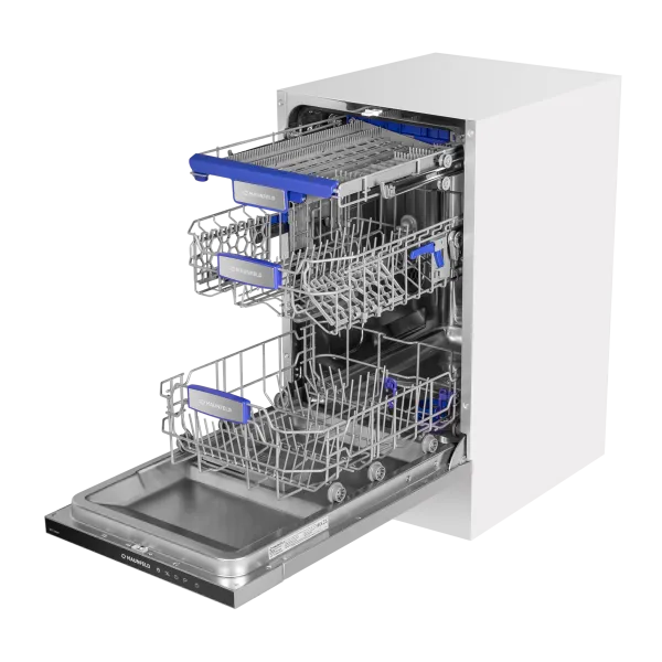 Посудомоечная машина с лучом на полу MAUNFELD MLP-08IM Нержавеющая сталь