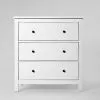 2.08.02.020.1 САГА комод 3 ящика белый