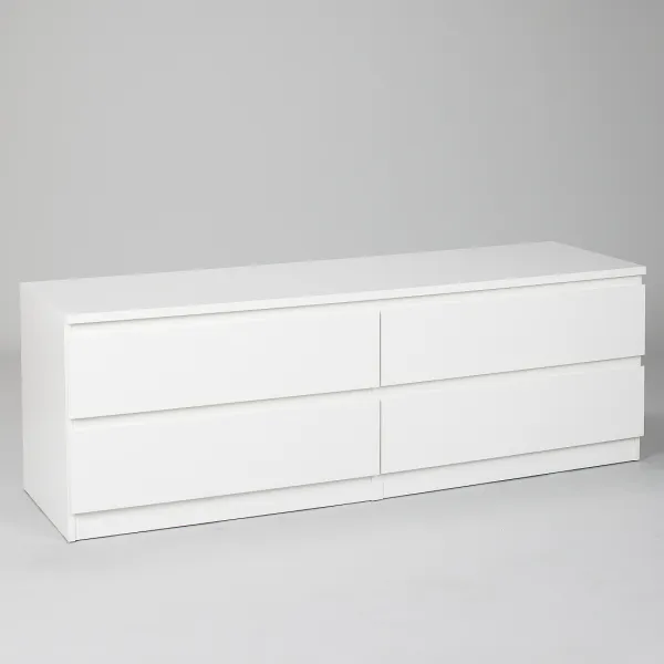 2.05.02.030.1 МАЛЬТА комод 4 ящика 160х54 белый RU
