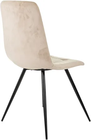Стул для дома Бюрократ CH-K1_4 комплект 4шт бежевый Holland 06 металл черный на ножках (CH-K1_1/HL07_4)