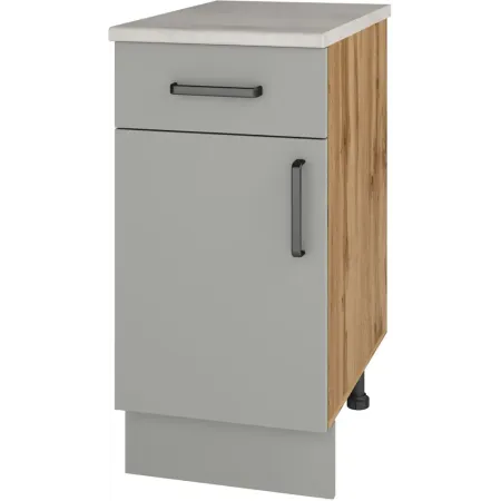 Шкаф напольный с ящиком 40х85х60  «Мирах сер\дер»