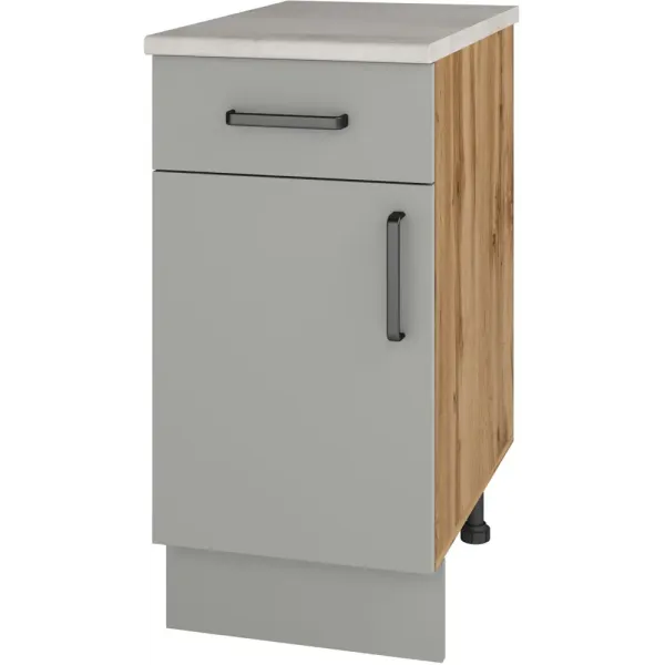 Шкаф напольный с ящиком 40х85х60  «Мирах сер\дер»