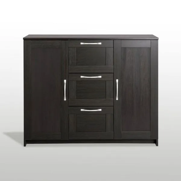 2.02.03.340.5 СИРИУС тумба 2 двери и 3 ящика 117х95 Дуб Венге RU