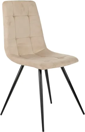 Стул для дома Бюрократ CH-K1_4 комплект 4шт бежевый Holland 06 металл черный на ножках (CH-K1_1/HL07_4)