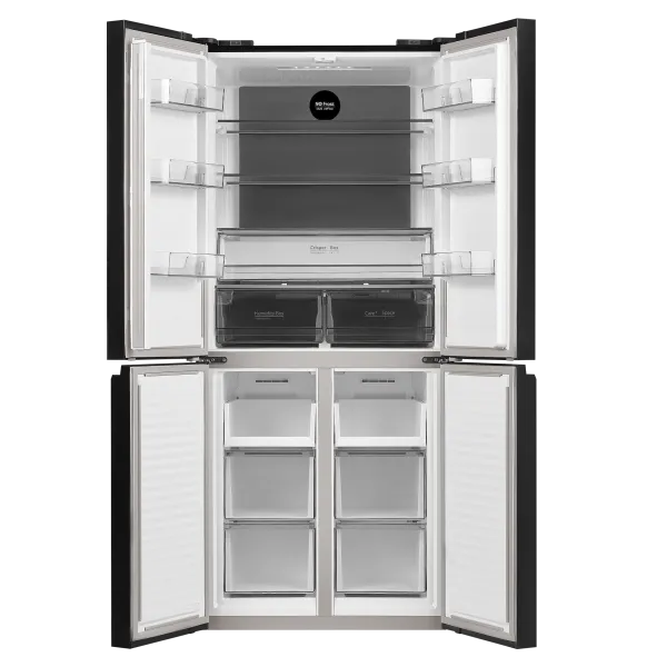 Холодильник с инвертором MAUNFELD MFF183NFE Черный