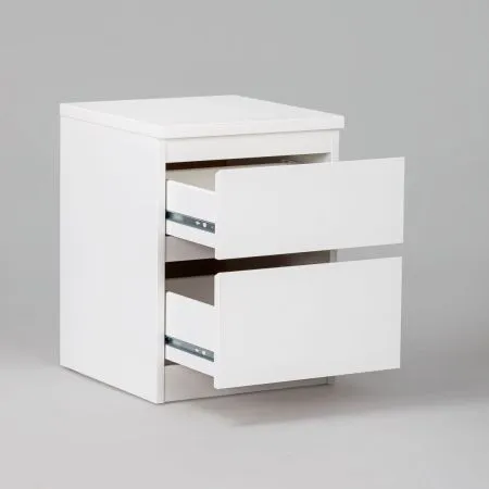 2.03.03.050.1 КАСТОР тумба 2 ящика RU белая