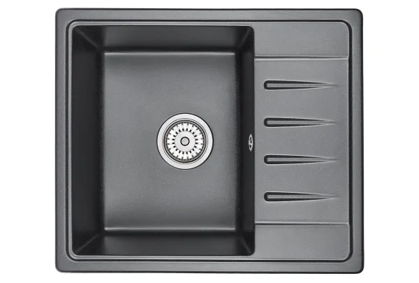 5803, БЕЛЫЙ, кухонная мойка, СтандАРТ кварц