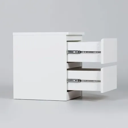 2.05.03.010.1 МАЛЬТА тумба 2 ящика 40х54 белая RU