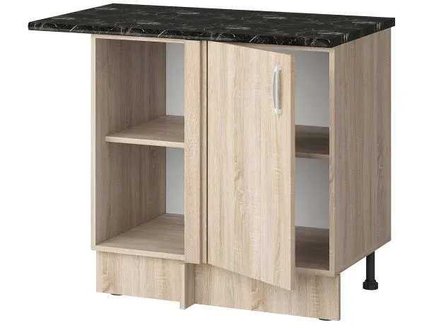 Шкаф напольный угловой 1000 (400) «Дуб Сонома»