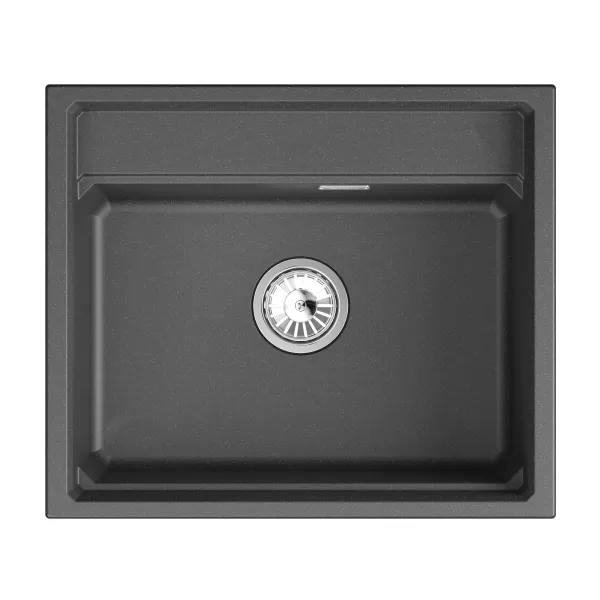 KS-6003i, ЧЁРНЫЙ, кухонная мойка, кварц