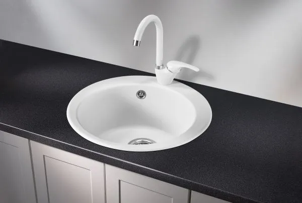 4801, АРКТИК (БЕЛЫЙ), кухонная мойка, кварц