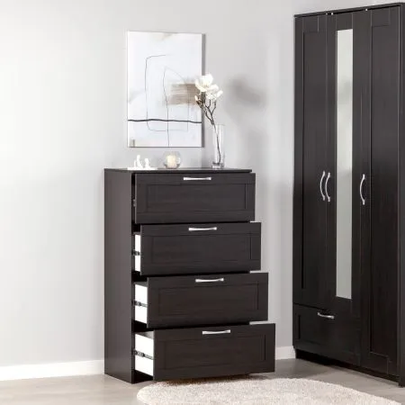 2.02.02.060.5 СИРИУС комод "4 ящика Дуб Венге RU"