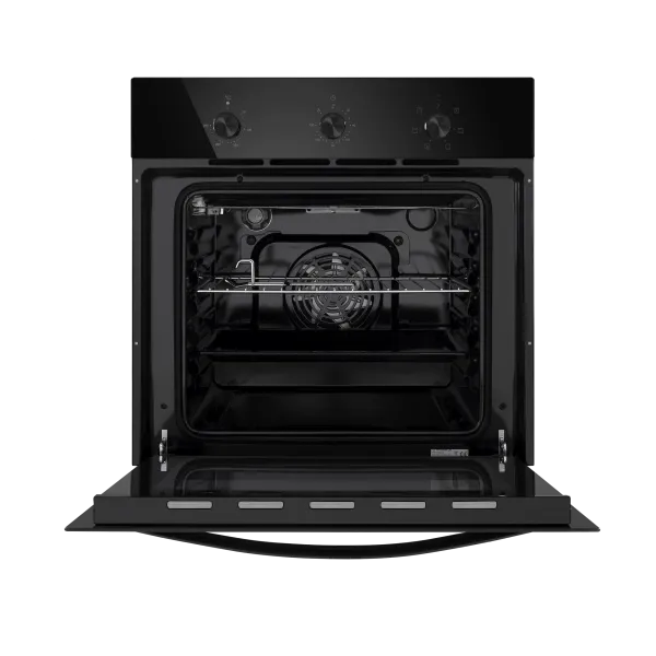 Шкаф духовой электрический MAUNFELD EOEС.586 Черный/черная фурнитура