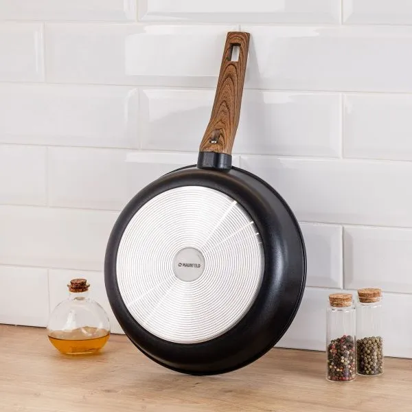Сковорода MAUNFELD ALVA MFLV01FP из литого алюминия Черный