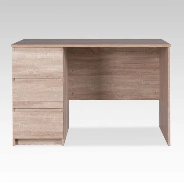 2.03.06.090.3 КАСТОР стол письменный 3 ящика 116х65 RU сонома